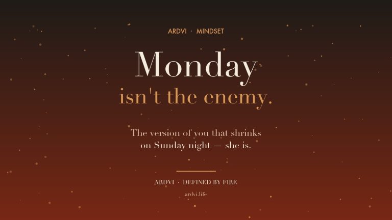 Monday Isn’t the Enemy: A Mindset Shift for Women in Their Power Years