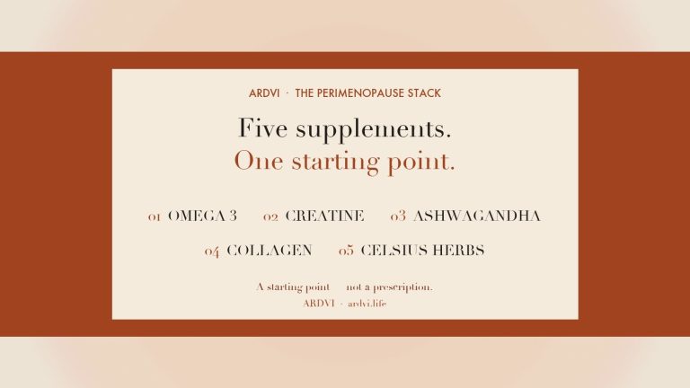 The Perimenopause Supplement Stack: What I Wish Someone Had Handed Me at 42